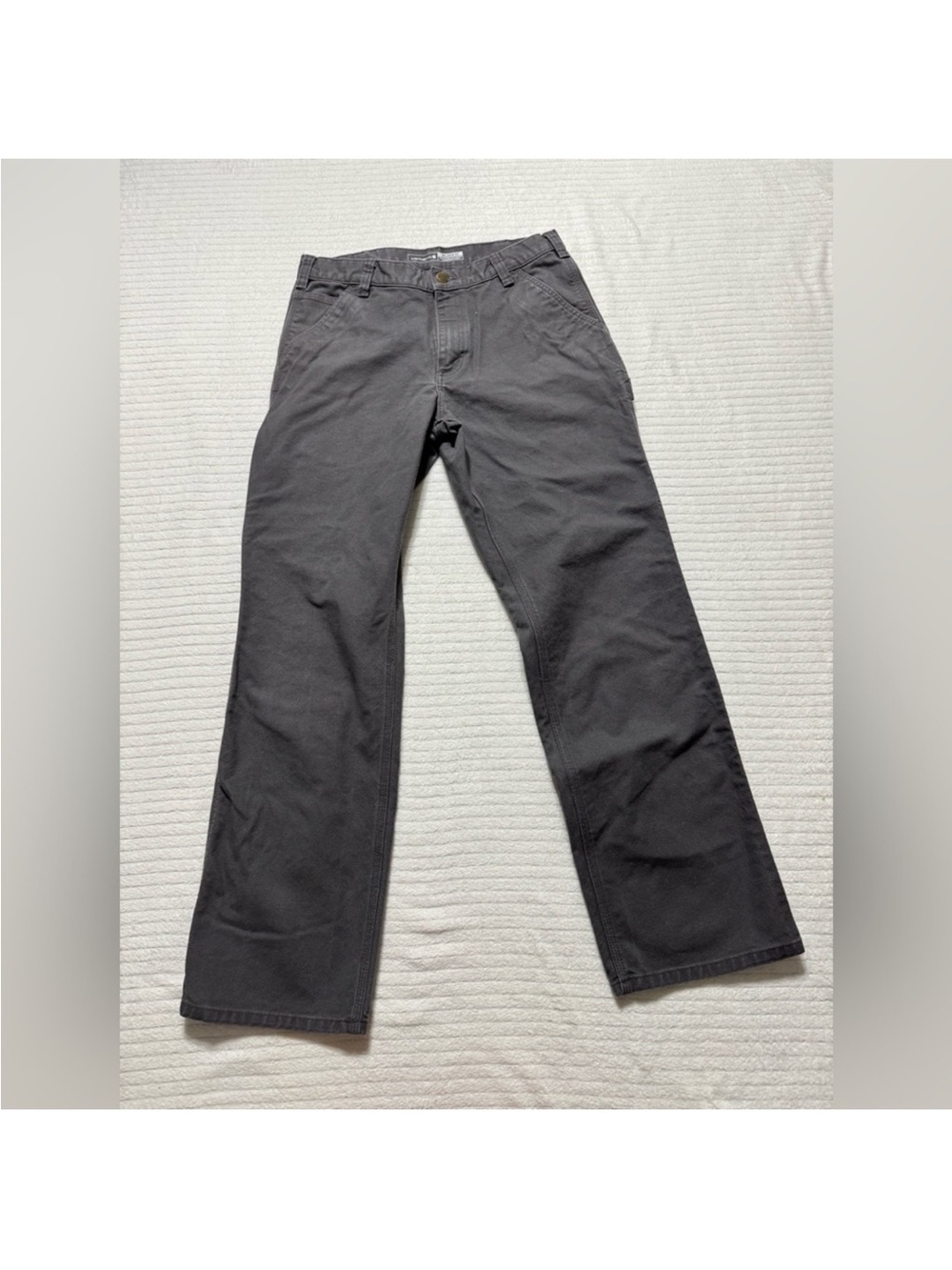 Carhartt Men’s Relaxed Jeans - Navy & Gray - Picture 2 of 9